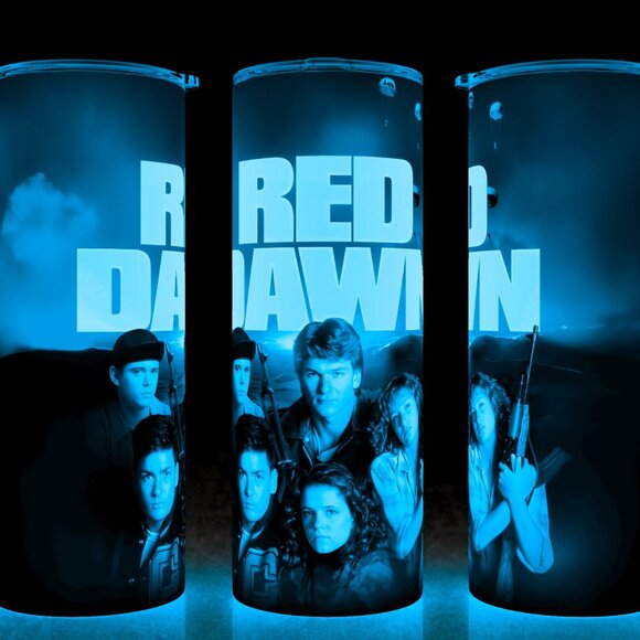 Glow in the Dark Red Dawn 80s Patrick Swayze War Action Movie Cup Mug Tumbler - Picture 1 of 4